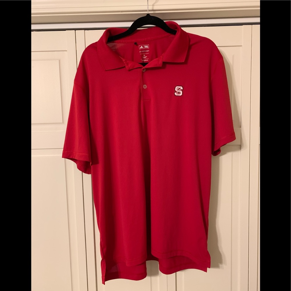 NC State Adidas Puremotion Polo